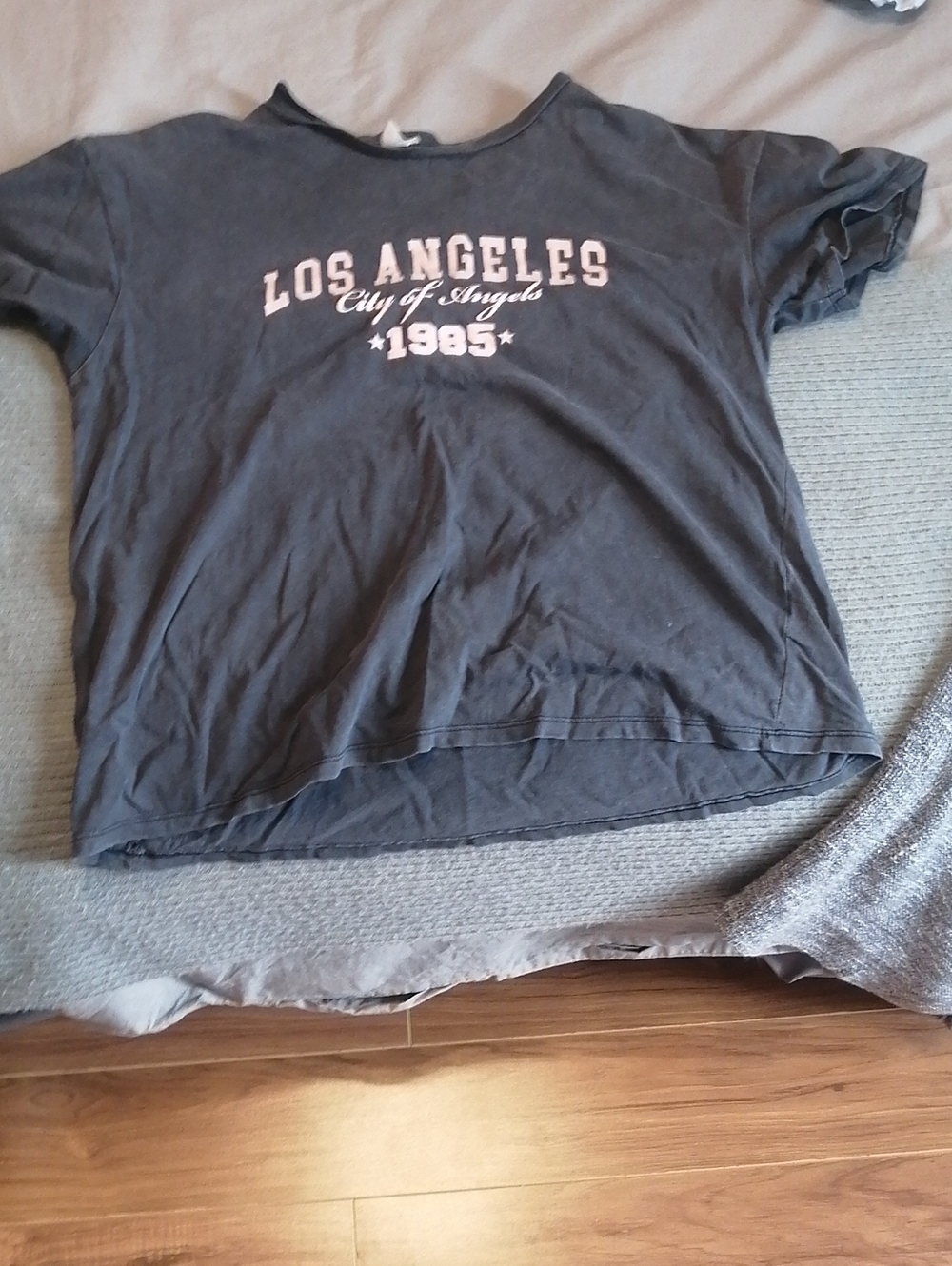 Los Angeles 1985 Graphic Tee - Black